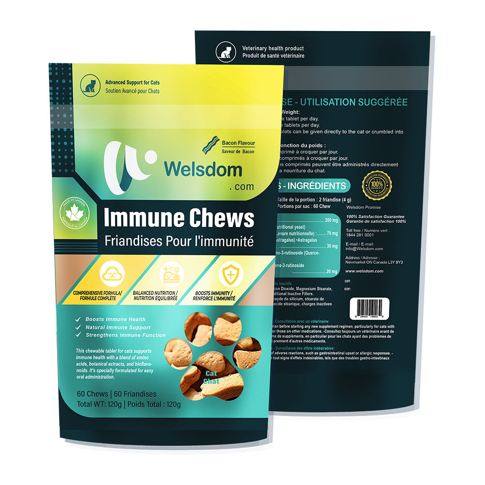 Welsdom Cat Immune Chews — 60 Chews
