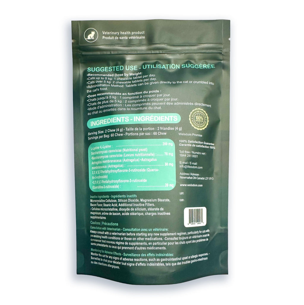 Welsdom Cat Immune Chews — 60 Chews