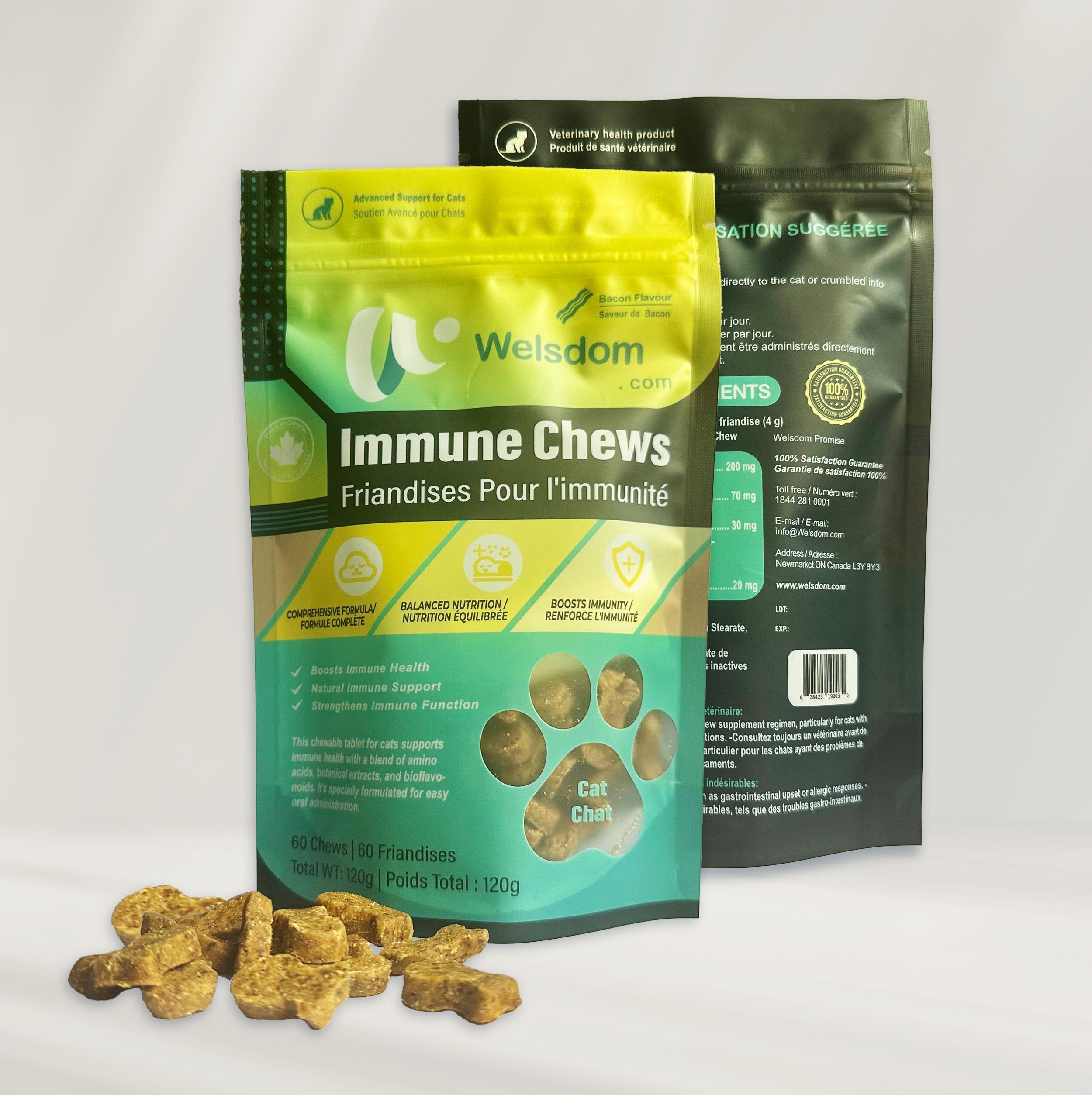 Welsdom Cat Immune Chews — 60 Chews